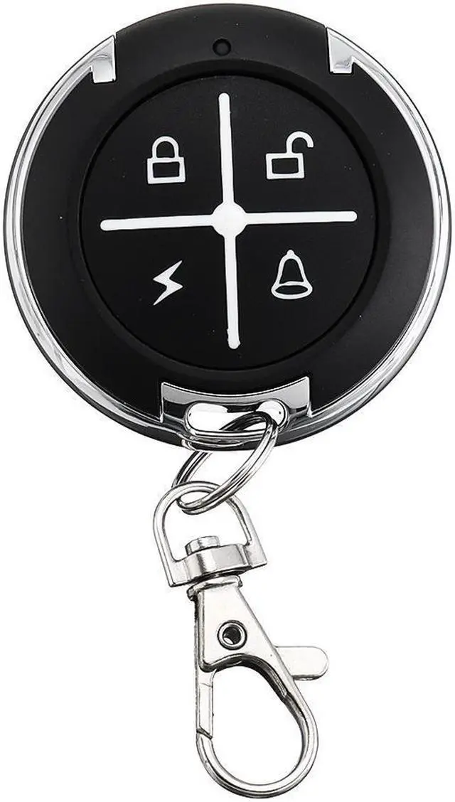 Main image of Black Round Self-copying Remote Control Transmitter For Electric Door Garage Gate Wireless Remote Switch