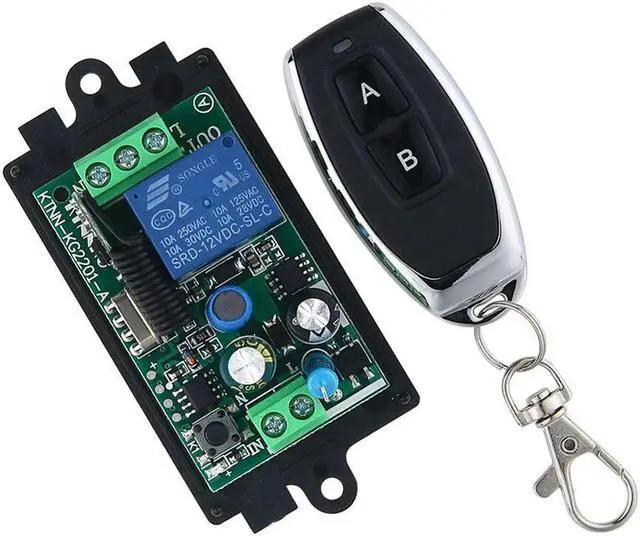 Main image of AC90-250V 10A 433MHz Wireless Remote Control Switch ON/OFF Receiver Transmitter for LED Light Bulb