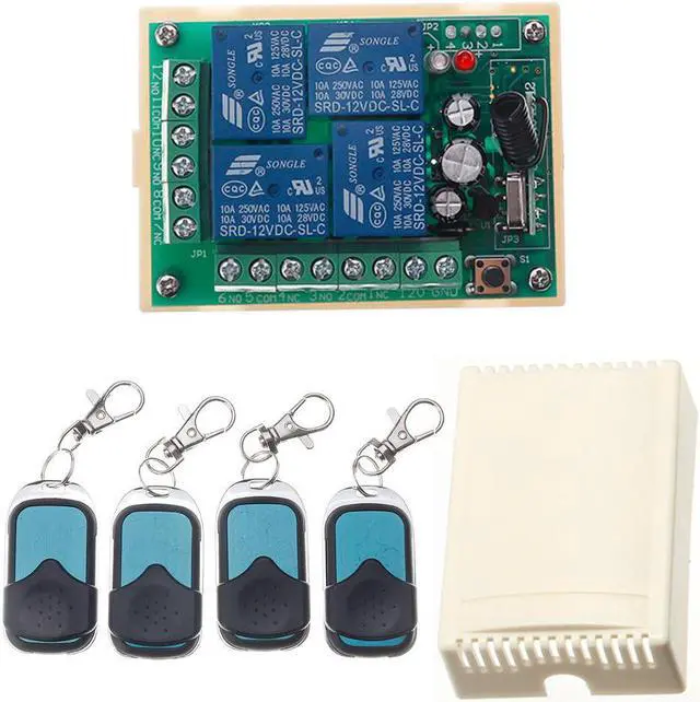 Main image of HCS301 433MHz Rolling Code Remote Control Switch Wireless Power Supply Relay Receiver Module