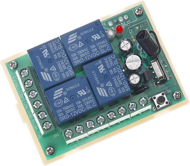 Alt view image 3 of 5 - HCS301 433MHz Rolling Code Remote Control Switch Wireless Power Supply Relay Receiver Module