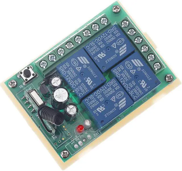 Alt view image 5 of 5 - HCS301 433MHz Rolling Code Remote Control Switch Wireless Power Supply Relay Receiver Module