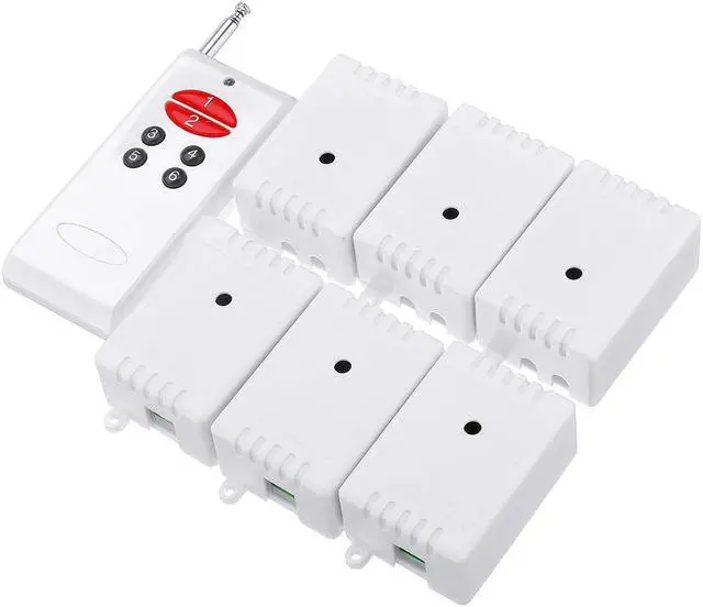 Alt view image 2 of 5 - 315MHz AC220V Wireless Remote Control Switch 6-IN-1 Remote Control One Channel 1000m Long Distance