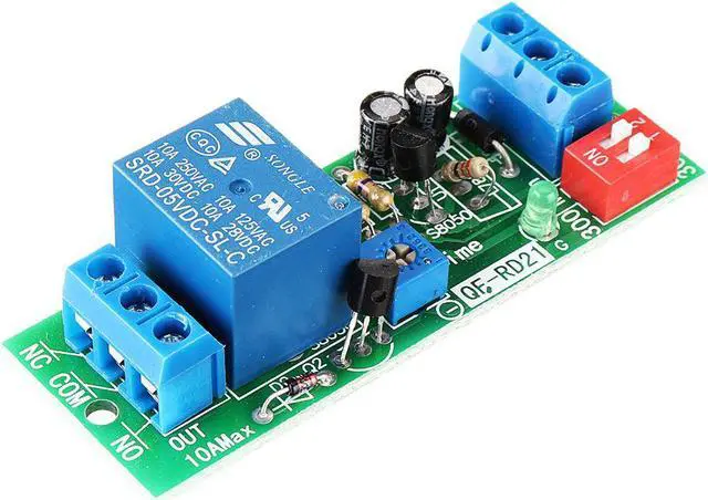 Main image of 5pcs QF-RD21 5V Power-off Delay Disconnect Relay Module Timer Delay Switch Module