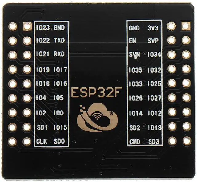 Alt view image 3 of 5 - ESP-32F Module + Adapter Board WiFi bluetooth Dual Core CPU MCU IoTfor Arduino - products that work with official Arduino boards