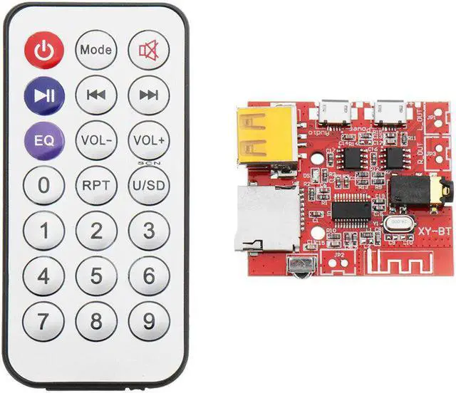 Main image of DC 3.7V To 5V bluetooth 4.1 MP3 WAV Decoder Board 3W Speaker Amplifier Audio Receiver Module Support USB/TF/U-DISK/IR Remote Control