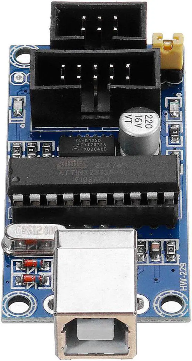 Alt view image 4 of 5 - HW-229 USBtinyISP AVR ISP Programmer Bootloader For Arduino R3 Meag2560 with 10pin Programming Cable