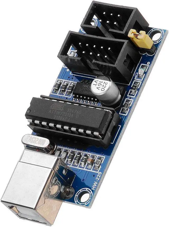 Alt view image 3 of 5 - HW-229 USBtinyISP AVR ISP Programmer Bootloader For Arduino R3 Meag2560 with 10pin Programming Cable