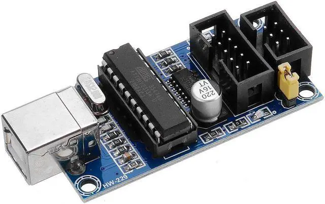Alt view image 2 of 5 - HW-229 USBtinyISP AVR ISP Programmer Bootloader For Arduino R3 Meag2560 with 10pin Programming Cable