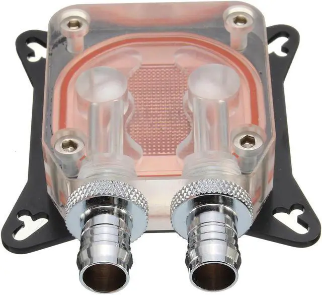 Alt view image 2 of 5 - Water Cooling Block PC Copper High Performance Liquid Cooler AMD NVIDIA W40