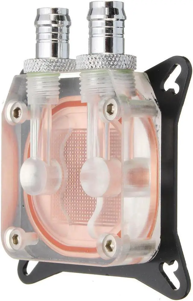 Alt view image 3 of 5 - Water Cooling Block PC Copper High Performance Liquid Cooler AMD NVIDIA W40