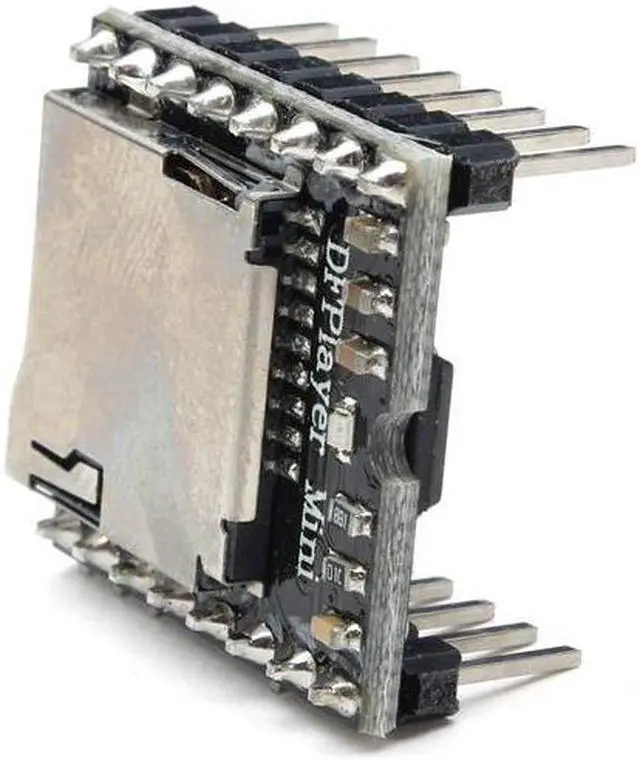 Alt view image 3 of 4 - 3Pcs DFPlayer Mini MP3 Player Module MP3 Voice Audio Decoder Board Supporting TF Card U-Disk IO/Serial Port/AD