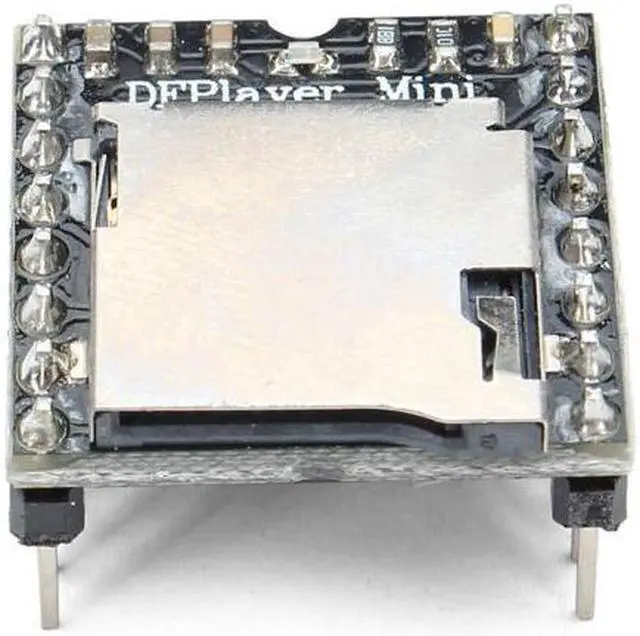 Alt view image 2 of 4 - 3Pcs DFPlayer Mini MP3 Player Module MP3 Voice Audio Decoder Board Supporting TF Card U-Disk IO/Serial Port/AD