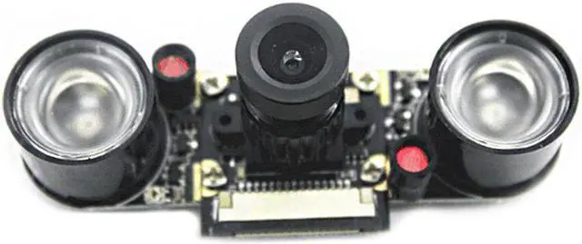 Main image of 5MP Night Vision Fisheye Camera Module OV5647 72° Focal Adjustable Camera Board with 850 IR LED