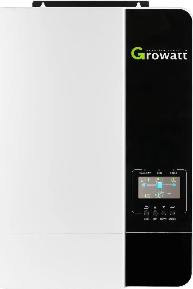 Alt view image 2 of 5 - Hybr1d Solar Inverter 3.5KW/5KW 48V 220V MPPT 80A/100A Pure Sine Wave Off Grid Solar Inversor Can Work without Battery SPF 3500-80A SPF 5000-100A