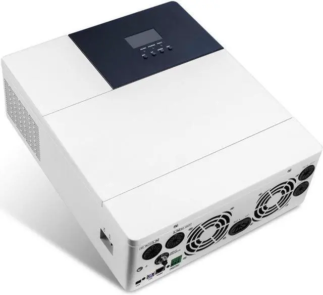 Alt view image 2 of 5 - 3000W All-in-One Hybr1d Solar Inverter DC24V AC 230V PV 100VDC Pure Sine Wave Inversor Built-in MPPT 60A Solar Controller HF2430S60