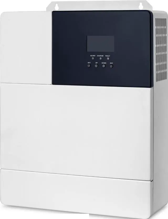 Alt view image 4 of 5 - 3000W All-in-One Hybr1d Solar Inverter DC24V AC 230V PV 100VDC Pure Sine Wave Inversor Built-in MPPT 60A Solar Controller HF2430S60