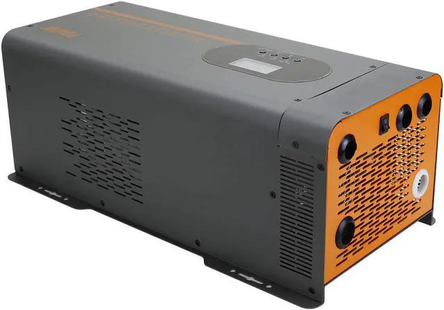 Alt view image 2 of 5 - 3KW Solar Sine Wave Power Frequency Inverter All-in-one Machine Pure Sine Wave Power Inverter 12V/24VDC 110V/220VAC