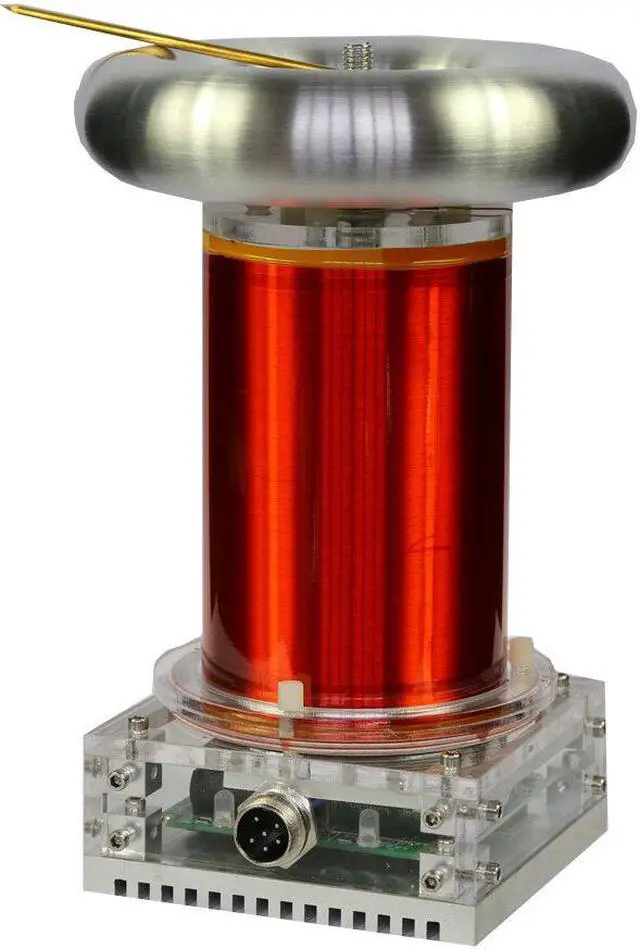 Alt view image 2 of 5 - Music SSTC Solid State Tesla Coil Integrated Arc-Suppression Tesla Coil for Square Wave Music Coaxial Cable Signal Transmission