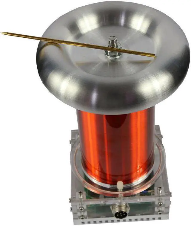 Alt view image 4 of 5 - Music SSTC Solid State Tesla Coil Integrated Arc-Suppression Tesla Coil for Square Wave Music Coaxial Cable Signal Transmission