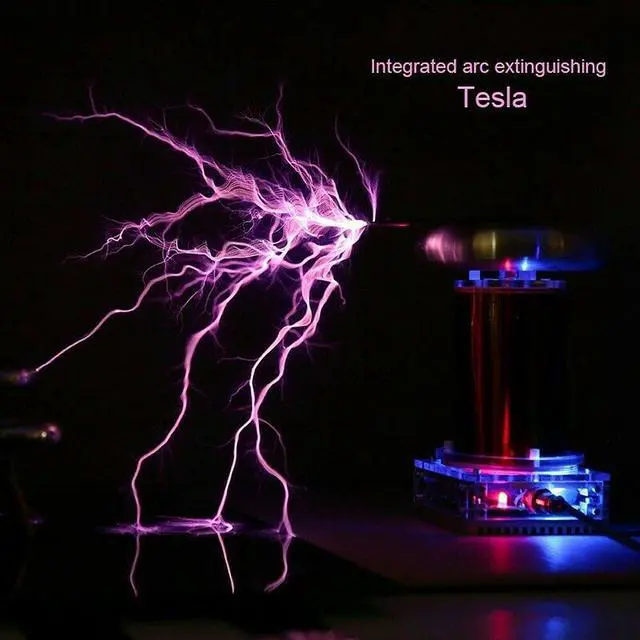 Alt view image 3 of 5 - Music SSTC Solid State Tesla Coil Integrated Arc-Suppression Tesla Coil for Square Wave Music Coaxial Cable Signal Transmission