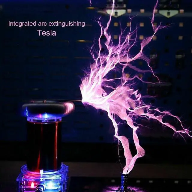 Alt view image 5 of 5 - Music SSTC Solid State Tesla Coil Integrated Arc-Suppression Tesla Coil for Square Wave Music Coaxial Cable Signal Transmission
