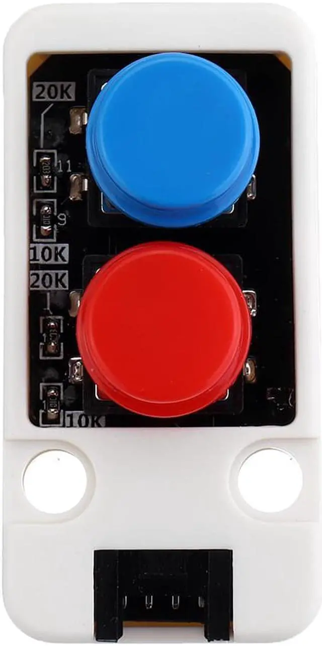 Alt view image 5 of 5 - 5pcs Mini Dual Push Button Switch  with GROVE Port Cable Connector Compatible with FIRE /M5GO ESP32 Micropython Kitfor Arduino - products that work with official Arduino boards