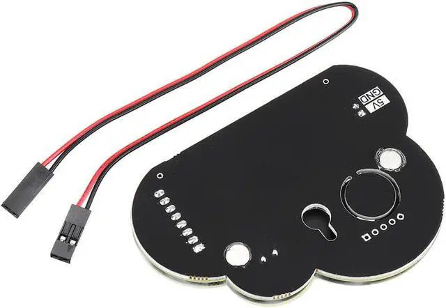 Alt view image 2 of 5 - M5StickC YUN HAT SHT20 Temperature and Humidity BMP280 Pressure Sensor 14 x SK6812 RGB LED Multi-Function Environment Informationfor Arduino - products that work with official Arduino boards