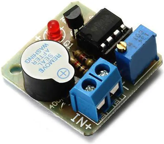 Alt view image 2 of 3 - 10Pcs 9V 12V Battery Sound and Light Alarm Protection Module Against Over-discharge Board