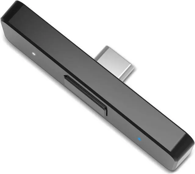 Alt view image 2 of 3 - BTI-033 Bluetooth 5.0 Transmitter Wireless Audio Adapter for Nintendo Switch Headphones Speakers Support USB and Type-C Interface