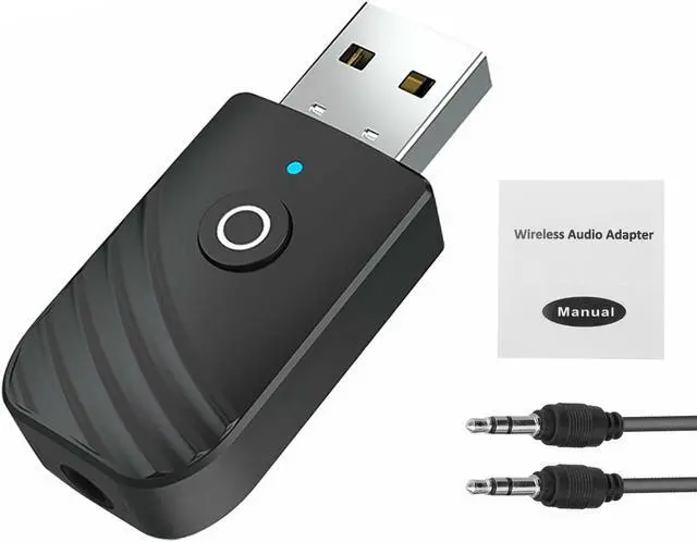 Alt view image 3 of 3 - SY319 Wireless USB Bluetooth 5.0 Audio Transmitter Receiver 3 In 1 Adapter For TV PC Car