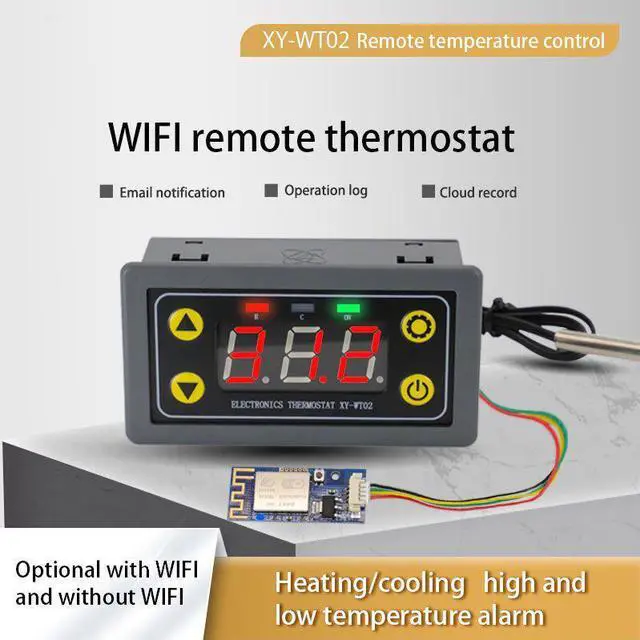 Alt view image 2 of 5 - XY-WT02 WIFI Remote Digital Thermostat High Precision Temperature Controller Module Cooling and Heating APP Temperature Collection