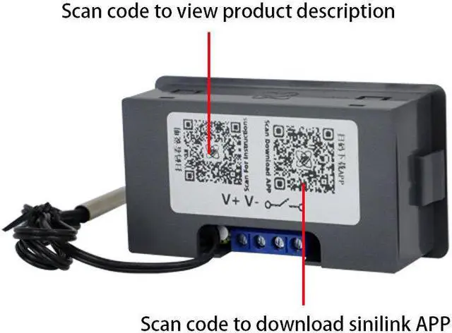 Alt view image 5 of 5 - XY-WT02 WIFI Remote Digital Thermostat High Precision Temperature Controller Module Cooling and Heating APP Temperature Collection