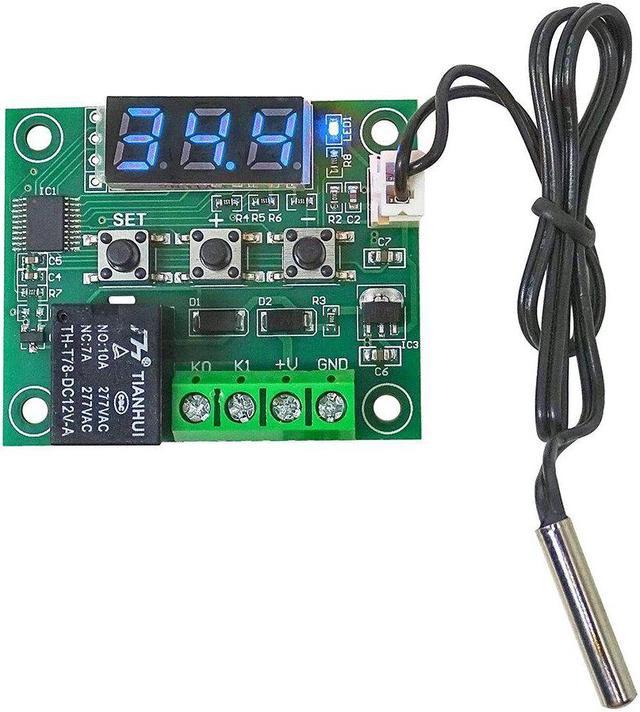 XH-W1209 DC 12V LED Digital Thermostat Temperature Control Switch Module  On/Off Controller Board + NTC Sensor 