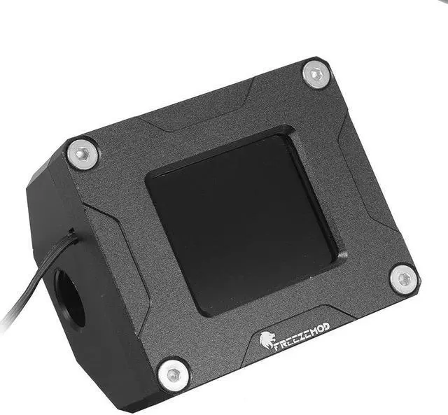 Alt view image 5 of 5 - Water Cooler Electronic Flow Meter Impeller Speed and Temperature Display Alarm
