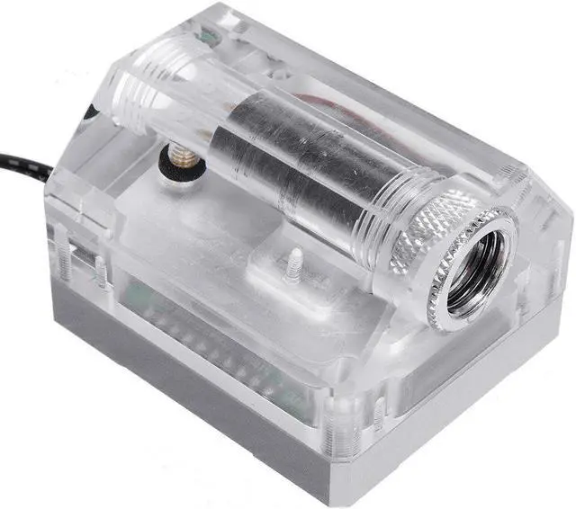 Alt view image 4 of 5 - Water Cooler Electronic Flow Meter Impeller Speed and Temperature Display Alarm