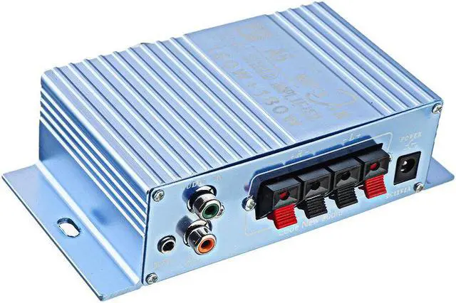 Alt view image 5 of 5 - DX-A6 TDA7056 Power Amplifier DC12V 2.0 Channel Speaker 40W+40W Dual Channel 3.5mm AUX For Car Computer DVD TV