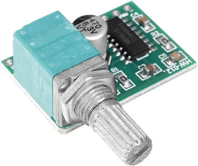 Alt view image 5 of 5 - HW012 Hongweiwei PAM8403 Mini 5V Digital Small Power Amplifier Board with Switch Potentiometer USB Power Supply