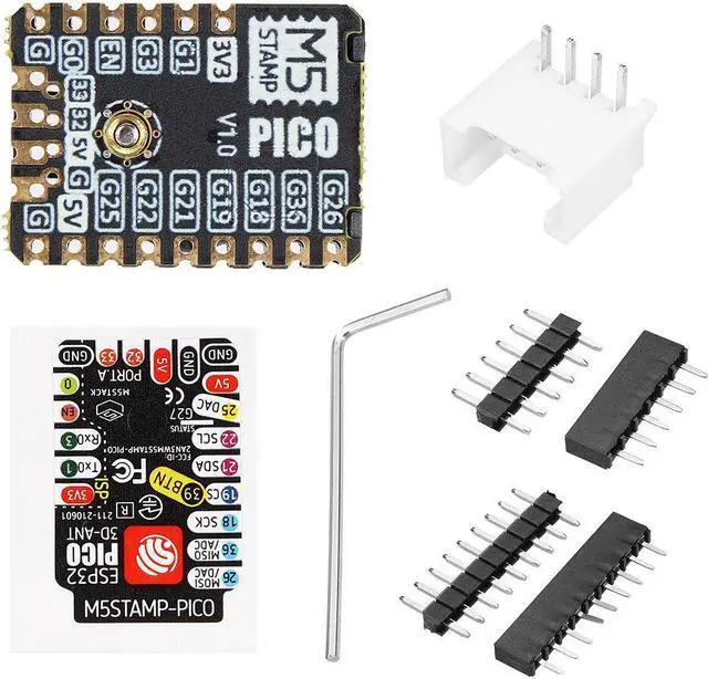 Alt view image 2 of 5 - STAMP PICO ESP32-PICO-D4 ESP32 Plug-and-Play Embedded WIFI and Bluetooth Dual-mode IoT Development Board Multi-IO Pinout