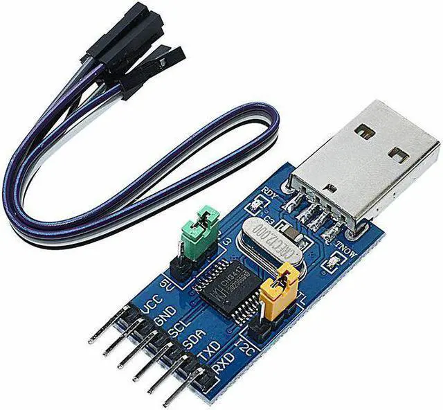 Main image of CH341T V3 2 IN 1 Module 3.3V 5V USB to I2C IIC UART USB to TTL Single-Chip Serial Port Downloader