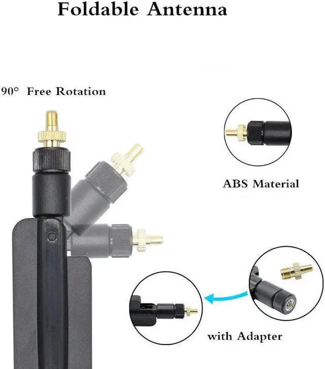 Alt view image 5 of 5 - TS-9 5G CPE Pro Router Antenna High Gain 40/38DBI Flexible Fold Full Band Antenna TS9 Interface ForB311 5E773 Portable WIFI