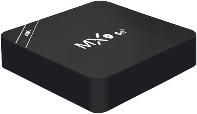Alt view image 4 of 5 - MX9 Rockchip RK3228A Quad-core 4GB RAM 64GB ROM 2.4G 5G Dual-band WiFi Android 10.1 4K@60fps HD H.265 Smart TV Box