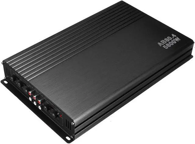 Alt view image 5 of 5 - 4 Channels 5800W Bridgeable Car Audio Stereo Power Amplifier Car Four-way Subwoofer