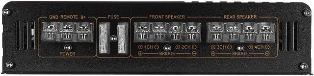 Alt view image 4 of 5 - 4 Channels 5800W Bridgeable Car Audio Stereo Power Amplifier Car Four-way Subwoofer