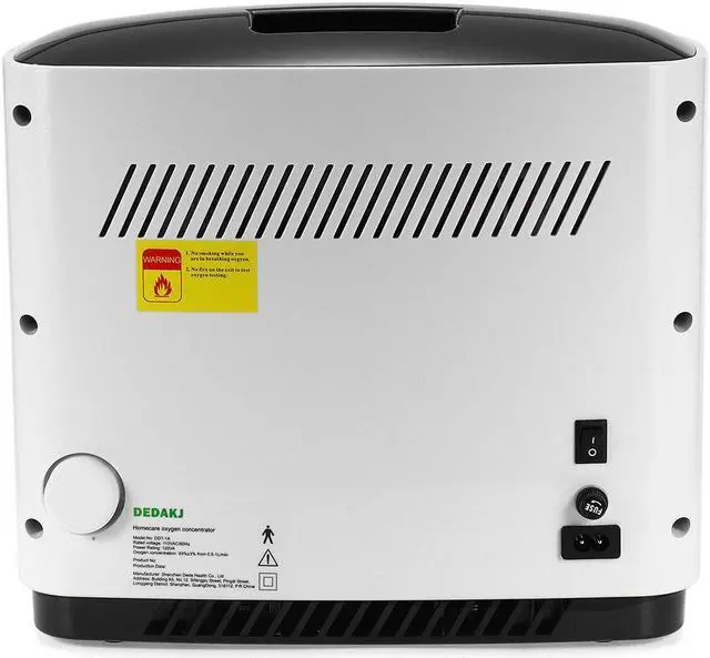 Alt view image 4 of 5 - Oxygen Concentrator DEDAKJ DDT-1A 6L Portable Air PurifIer Oxygen Generator Home Oxygen Machine