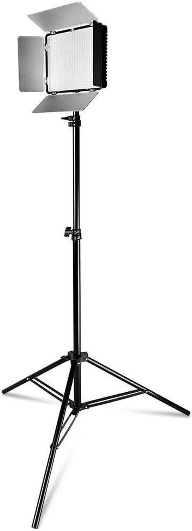 Alt view image 3 of 7 - PKT3095 4 in 1 Vlogging Live Broadcast Kit Smartphone Video Rig with LED Selfie Fill Light Microphone Tripod Mount Adapter Bracket