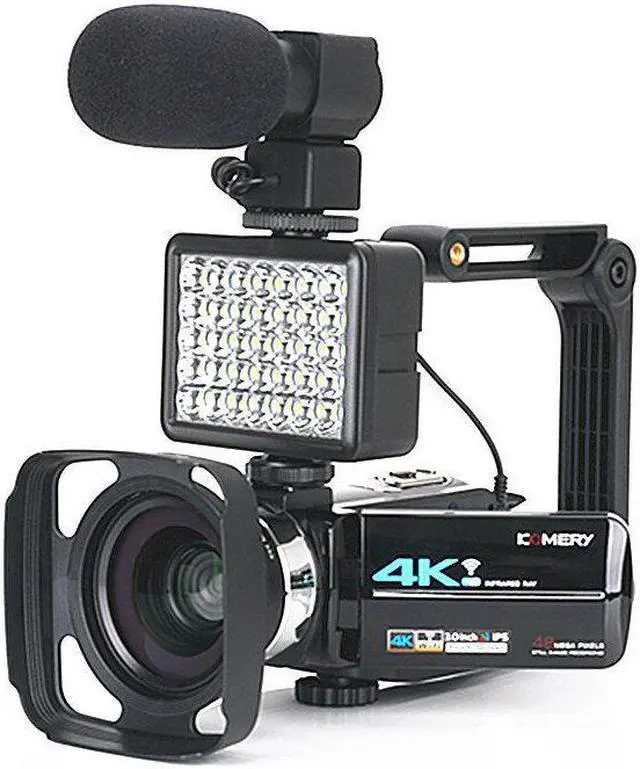 Main image of AF2 48M 4K Video Camera for Vlogging Live Camcorder NightShot Anti-shake Camcorder WIFI APP Control DV Video Recording with Microphone Lens Light Stabilizer