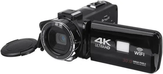 Main image of Ultra HD 4K 18X 30MP 18X Zoom 3 inch LCD Digital Camcorder Video DV Camera 270° Rotation for Vlogging Youtube Video Recording