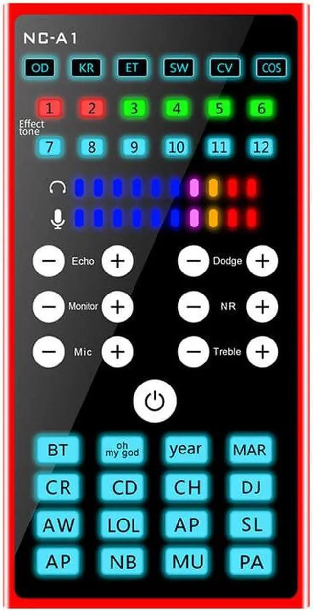 Alt view image 6 of 7 - NC-A1 Audio Mixer Bluetooth Live Sound Card Condenser Microphone for KTV Mobile Phone Computer Live Broadcast Gaming