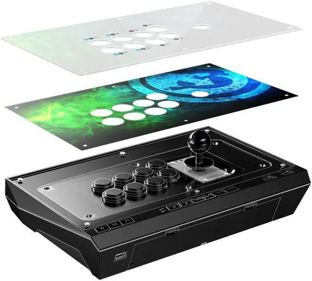 Alt view image 5 of 5 - C2 Arcade Fightstick Joystick Game Controller for Xbox One for PS4 Windows PC and Android Device