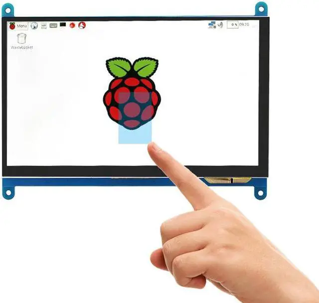 Alt view image 3 of 5 - Raspberry Pi 4B/3B+ 7-inch IPS HD Touch Capacitive Screen Raspberry Pi Display 1024*600